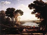 Claude Lorrain Landscape with Dancing Figures The Mill painting
